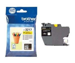 Printertilbehør blekk/toner - Brother LC3217Y / LC 3217Y Yellow Ink - Blekkpatron Yellow - LC3217Y