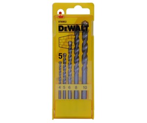 Bormaskin & Bits - Dewalt Straight Shank - Masonry - 5 Piece Drilling Set - DT6952-QZ