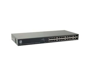 Switch/splitter - LevelOne GEP-2651 - switch - 26 ports - smart - rack-mountable - GEP-2651