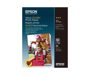 Papir, Fotopapir & Etiketter - Epson Value - Glossy A4 (210 x 297 mm) - C13S400036