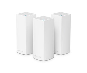 Ruter - Linksys WHW0303 Velop Whole Home Intelligent Mesh WiFi System Tri-Band (3-Pack) - Mesh router Wi-Fi 5 - WHW0303-EU