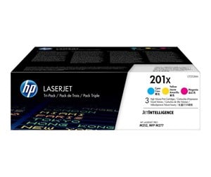 Printertilbehør blekk/toner - HP 201X / CF253XM 3-Pack High Capacity - Laser toner Blå - CF253XM