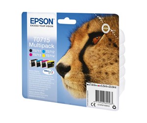 Printertilbehør blekk/toner - Epson T0715 Multipack - Blekkpatron - C13T07154012