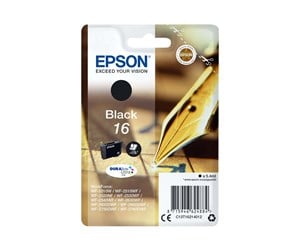 Printertilbehør blekk/toner - Epson 16 - Blekkpatron Svart - C13T16214012