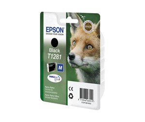 Printertilbehør blekk/toner - Epson T1281 - Black Ink - Blekkpatron Svart - C13T12814012