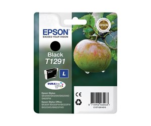 Printertilbehør blekk/toner - Epson T1291 Black Ink - Blekkpatron Svart - C13T12914012