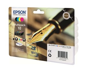 Printertilbehør blekk/toner - Epson 16 Multipack - Blekkpatron Blå - C13T16264022