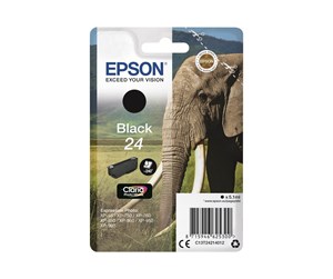 Printertilbehør blekk/toner - Epson 24 - Blekkpatron Svart - C13T24214022