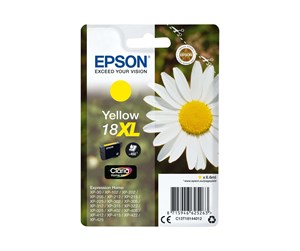 Printertilbehør blekk/toner - Epson 18XL - Blekkpatron Yellow - C13T18144022