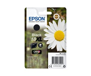 Printertilbehør blekk/toner - Epson 18XL - Black Ink - Blekkpatron Svart - C13T18114022