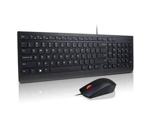 Tastatur - Lenovo Essential Wired Combo Keyboard & Mouse / 4X30L79929 - Tastatur & Mussett - Nordisk - Svart - 4X30L79929