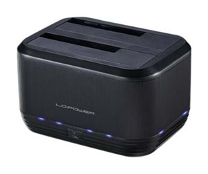 Harddisk - Tilbehør - LC Power LC-DOCK-U3-III - HDD dockingstation - SATA - USB 3.0 - LC-DOCK-U3-III