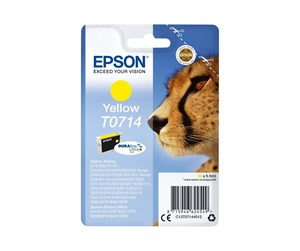 Printertilbehør blekk/toner - Epson T0714 - Yellow Ink - Blekkpatron Yellow - C13T07144012