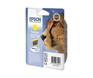 Printertilbehør blekk/toner - Epson T0714 - Blekkpatron Yellow - C13T07144022