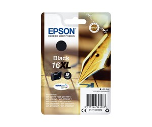 Printertilbehør blekk/toner - Epson 16XL - Black Ink - Blister - Blekkpatron Svart - C13T16314022