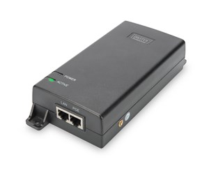 PoE-injektor - DIGITUS DN-95104 Gigabit Ethernet PoE Ultra Injector 802.3af/at 60 W - DN-95104