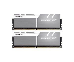 RAM - G.Skill Trident Z DDR4-3200 - 16GB - CL16 - Dual Channel (2 pcs) - Intel XMP - Sølv - F4-3200C16D-16GTZSW