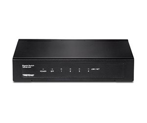 Switch/splitter - TRENDnet TEG-S51SFP 4-Port Gigabit Switch with SFP Slot - TEG-S51SFP