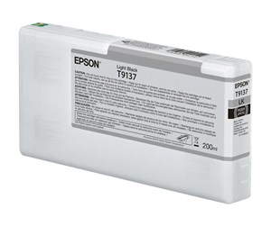 Printertilbehør blekk/toner - Epson T9137 - Light Black Ink - Blekkpatron Lys svart - C13T913700