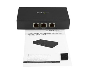 Repeater & Transceiver - StarTech.com 2 Port Gigabit PoE+ Extender 802.3at & 802.3af - 100m (330ft) - POEEXT2GAT