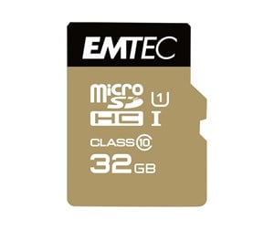 Minnekort - Emtec Gold+ - ECMSDM32GHC10GP