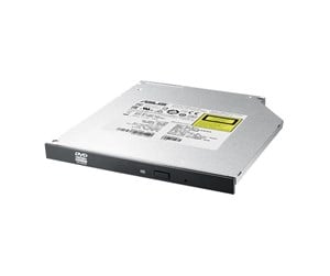 Optisk driver (DVD/BR/Floppy) - ASUS SDRW-08U1MT - Slimline - DVD-RW (Brenner) - Serial ATA - Svart - 90DD027X-B10000