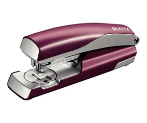 Hullemaskin & Stiftemaskin - Leitz Stiftemaskin  Style NeXXt 30 ark Garnet Rød - 55620028