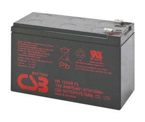 UPS - BlueWalker Battery CSB HR1234W AGM 12V/9Ah - 91010032