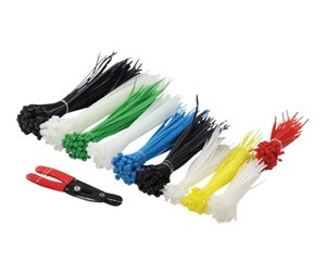 Kabelordner/Kabelstrømpe - LogiLink Cable Tie Set - KAB0019