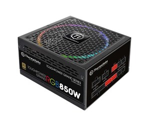 Strømforsyning (PSU) - Thermaltake ToughPower Grand RGB 850W Gold Strømforsyning (PSU) - 850 Watt - 140 mm - ATX - 80 Plus Gold sertifisert - PS-TPG-0850FPCGEU-R