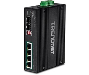 Switch/splitter - TRENDnet TI-PG62B 6-Port Industrial Gigabit PoE+ DIN-Rail Switch 12 – 56 V - TI-PG62B