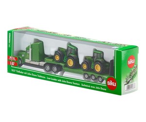 Leketøysbil - SIKU Siku 1:87 Laster m/John Deere Traktore - 1837