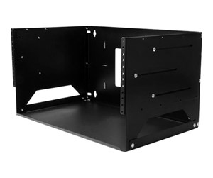 Rackskap - StarTech.com Wall-Mount Server Rack with Built-in Shelf - Solid Steel - 4U - WALLSHELF4U