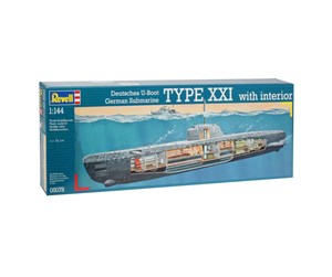 Modellsett - Revell you 2540 Type XXI submarine - 5078