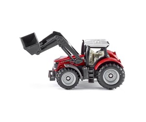 Leketøysbil - SIKU 1484  Massey Ferguson with front loader - 540061