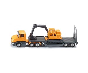 Leketøysbil - SIKU Low Loader With Excavator - 541515