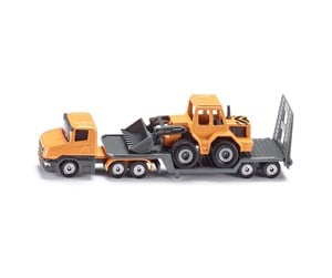 Leketøysbil - SIKU 1616  low loader with front loader 1:64 - 541516