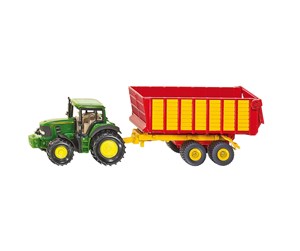 Leketøysbil - SIKU 1650 John Deere With silage trailer 1: 72 - 541671