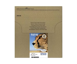 Printertilbehør blekk/toner - Epson T071 Easy Mail Packaging - Blekkpatron Blå - C13T07154511