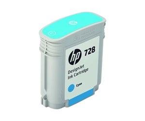 Printertilbehør blekk/toner - HP 728 - Blekkpatron Color-baserte blå - F9J63A