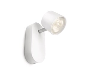 Lamper - Philips Star single spot white 1x4.5w selv - 915005307101