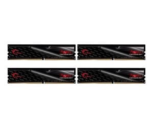 RAM - G.Skill Fortis DDR4-2400 - 64GB - CL15 - Quad Channel (4 pcs) - AMD Optimized - Svart - F4-2400C15Q-64GFT