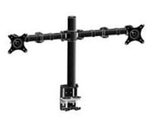 Skjermholder - iiyama DS1002C-B1 - mounting kit - adjustable arm - for 2 monitors - black - DS1002C-B1