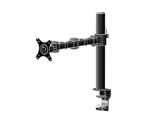 Skjermholder - iiyama DS1001C-B1 - mounting kit - adjustable arm - for Monitor - black - DS1001C-B1