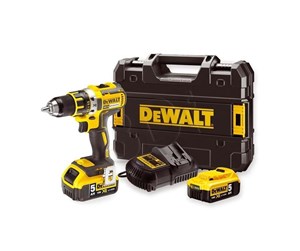 Skru/Bormaskin - Dewalt 18V XR Brushless Compact Drill Driver - 2 x 5Ah - DCD791P2-QW