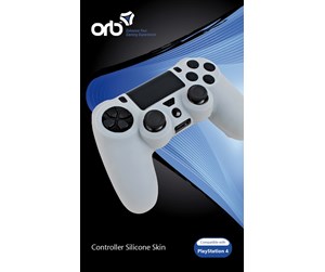 Spill - Tilbehør - Orb PS4 Silicon Skin White - Accessories for game console - Sony PlayStation 4 - 6942949009109