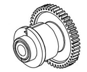 Printertilbehør - Datamax-O'Neil - ribbon rewind clutch assembly - DPR15-2776-21