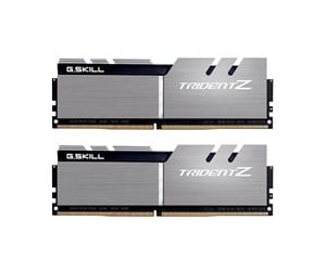 RAM - G.Skill Trident Z DDR4-3200 - 16GB - CL16 - Dual Channel (2 pcs) - Intel XMP - Sølv - F4-3200C16D-16GTZSK