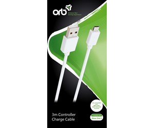 Spill - Tilbehør - Orb XBox One 3M Charge Cable - Charging cable for wireless game controller - Microsoft Xbox One - 6942949013250