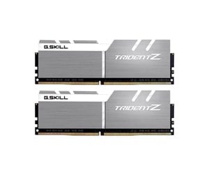 RAM - G.Skill Trident Z DDR4-3600 - 32GB - CL17 - Dual Channel (2 pcs) - Intel XMP - Sølv - F4-3600C17D-32GTZSW